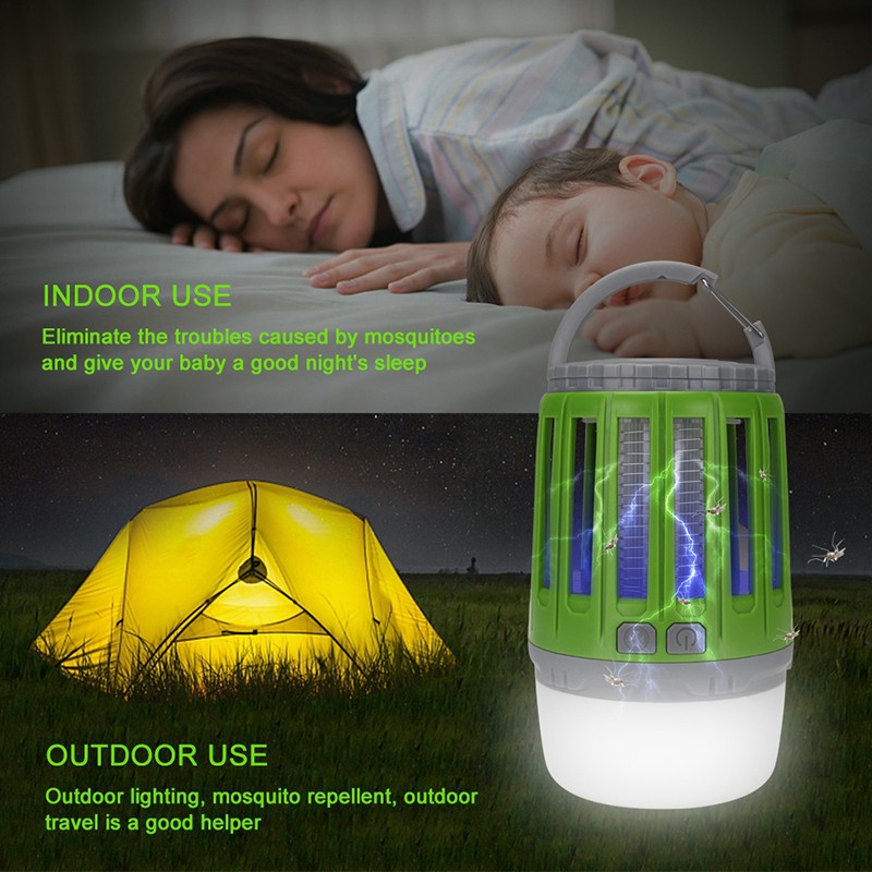 Đèn cắm trại LED có tính năng diệt muỗi