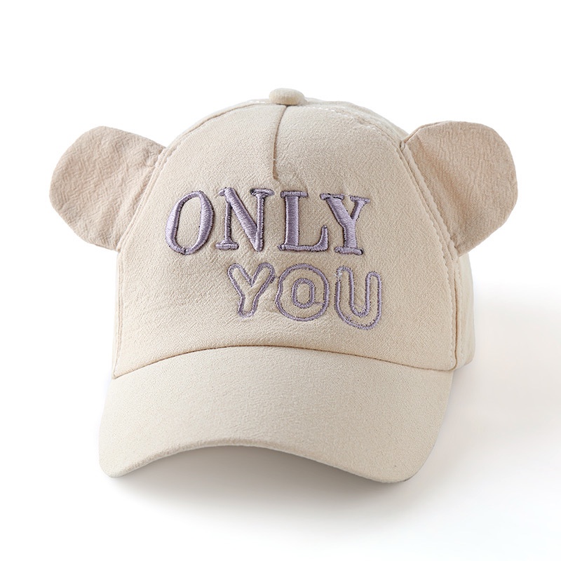 Mũ Lưỡi Trai Thêu Chữ Thời Trang Xuân Hè Dễ Điều Chỉnh Cho Bé