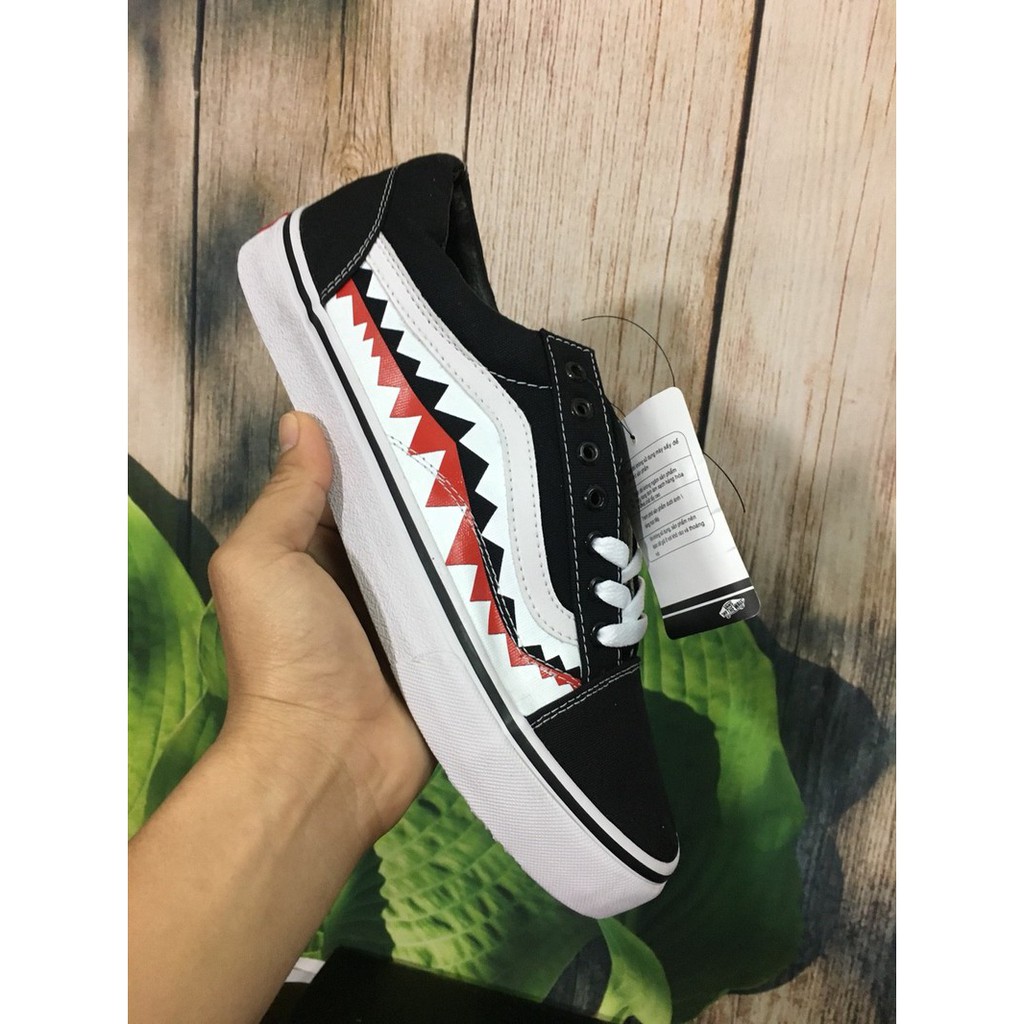 ⚡[Freeship] Giày van old skool cá mập đen trắng | BigBuy360 - bigbuy360.vn