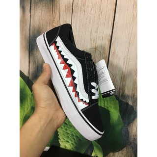 ⚡[Freeship] Giày van old skool cá mập đen trắng