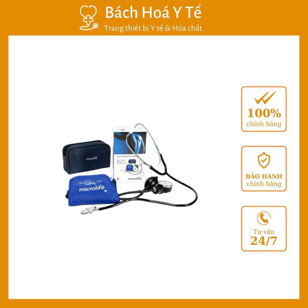 Máy đo huyết áp cơ kèm tai nghe Microlife BP AG1-20