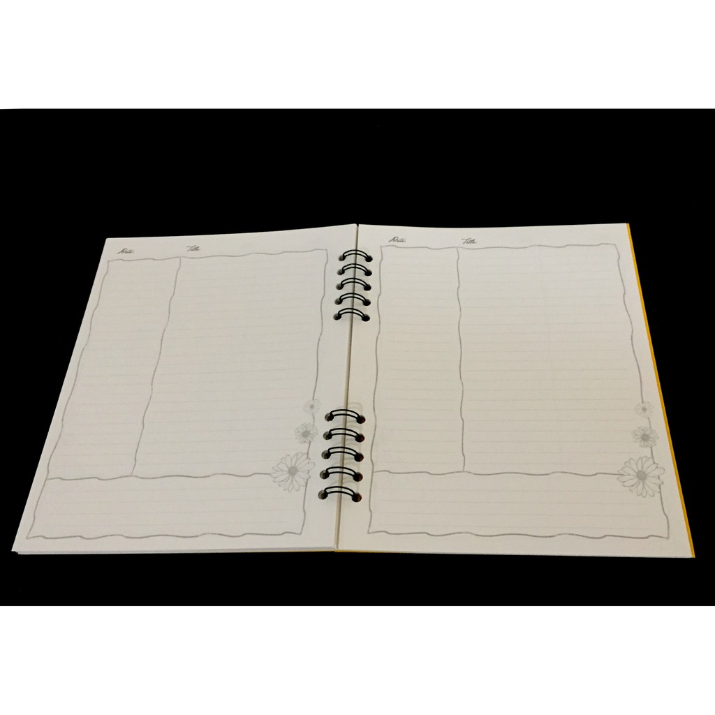 Sổ tay ghi chép Floral Cornell - 19x24 cm  -  150 trang tự chọn