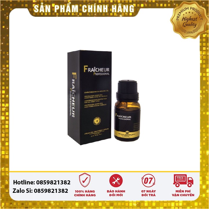 Tinh Dầu Dưỡng Phục Hồi Chuyên Sâu Fraicheur Argan Oil Treatment 30ML