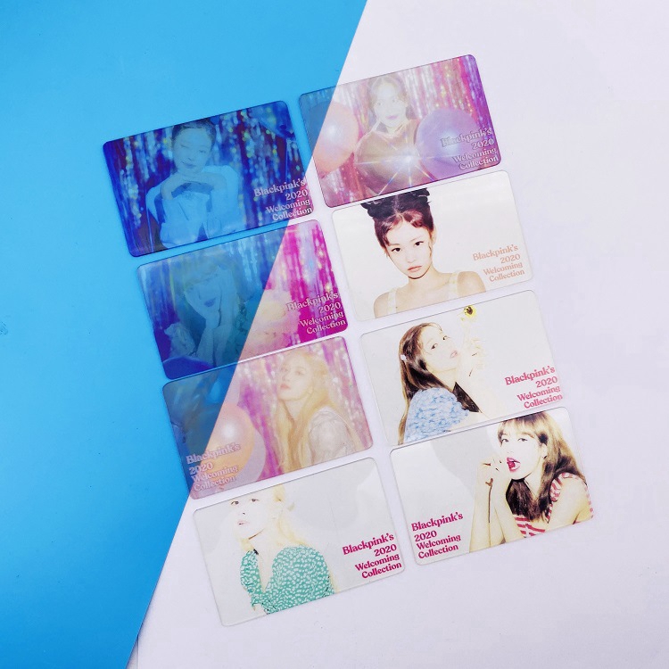 Thẻ Hình Nhóm Nhạc Blackpink Trong Suốt