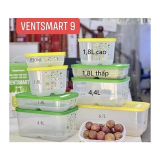  BỘ 9 HỘP TRỮ MÁT CÓ NÚT HÔ HẤP VENTSMART 9