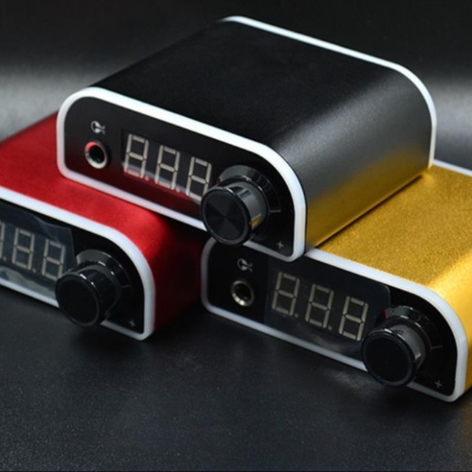 Nguồn Máy Pen, Cục nguồn biến áp, ổn áp đa năng dùng máy phun xăm, Nguồn led 7 màu