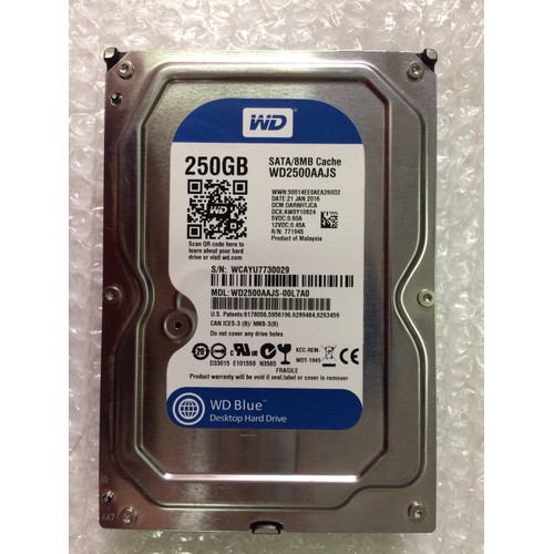 Ổ cứng Western Digital Caviar Blue 250GB SATA