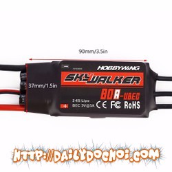Mạch điều tốc Sky Walker 80A dành cho máy bay phản lực