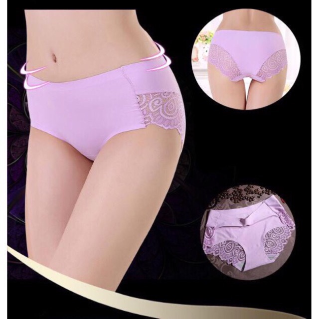 Set 10 Quần Lót Đúc Phối Ren Mã 8316