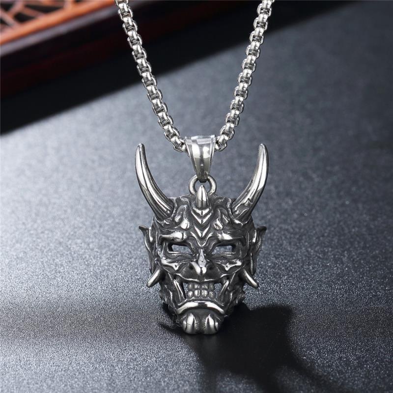 Dây chuyền Nam Bạc Đẹp Unisex Cá Tính Ngầu Thời Trang Nam Basic Samurai Chain Lucifer Store Vòng Titan không gỉ  Samurai