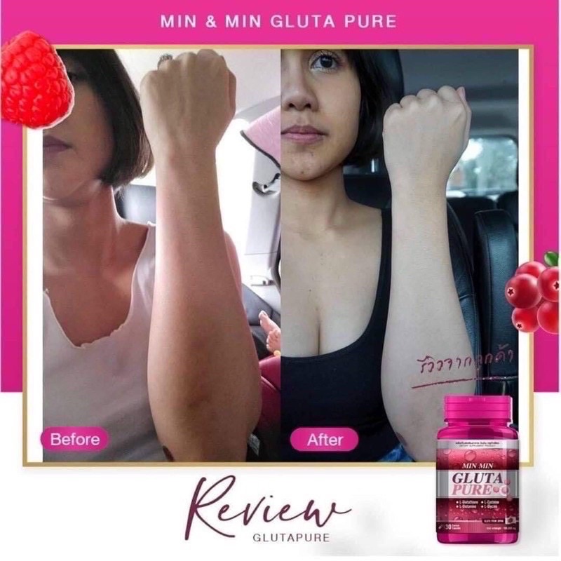 Viên uống trắng da cấp tốc MinMin gluta thái lan chính hãng