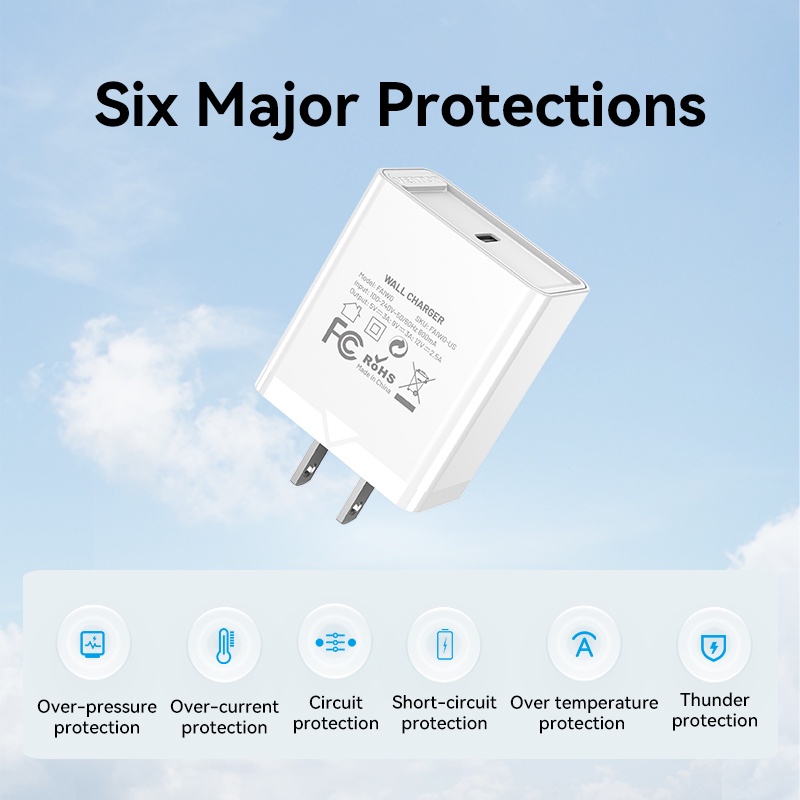 Củ sạc nhanh Vention cổng Type-C USB 3.0 30W PD cho Huawei, Samsung, Xiaomi portable charger Fast Charger Support Type C PD