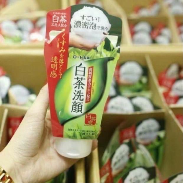 🌿 🌿Sữa rửa mặt trà xanh Rohto Shirochasou Nhật Bản 120g 🌿 🌿