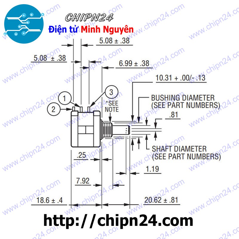Biến trở 3590S-2-  -