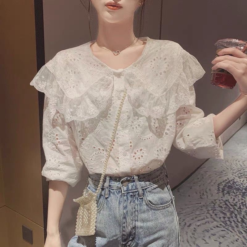 Áo kiểu ( Hàng oder quảng châu- kèm ảnh thật) Mã 137❤️