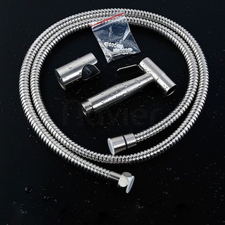 Vòi xịt vệ sinh, vòi xịt Inox 304 siêu mạnh tặng kèm dây inox 304 lõi dây bố siêu bền