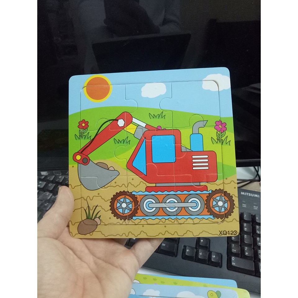 combo 4 tranh ghép 9 mảnh