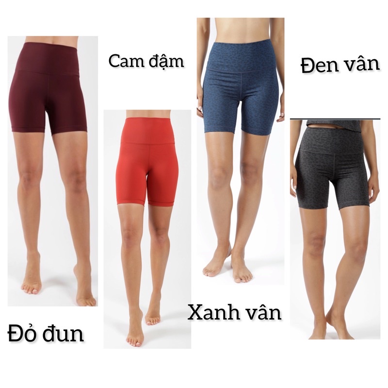 [Bigsize Đến 70kg] Quần Legging Đùi  Quần Biker Short Nữ Cạp Cao Nhiều Mầu Hàng Xuất Xịn