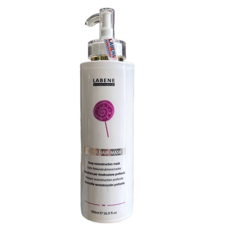 Kem hấp phục hồi tóc hư tổn Labene Super Hair Mask 500ml