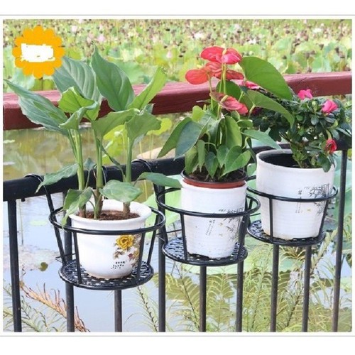 Combo 2 Kệ Treo Hoa Ban Công 18x12x22cm - sơn tĩnh điện, tiện lợi văn phòng, chung cư và căn hộ