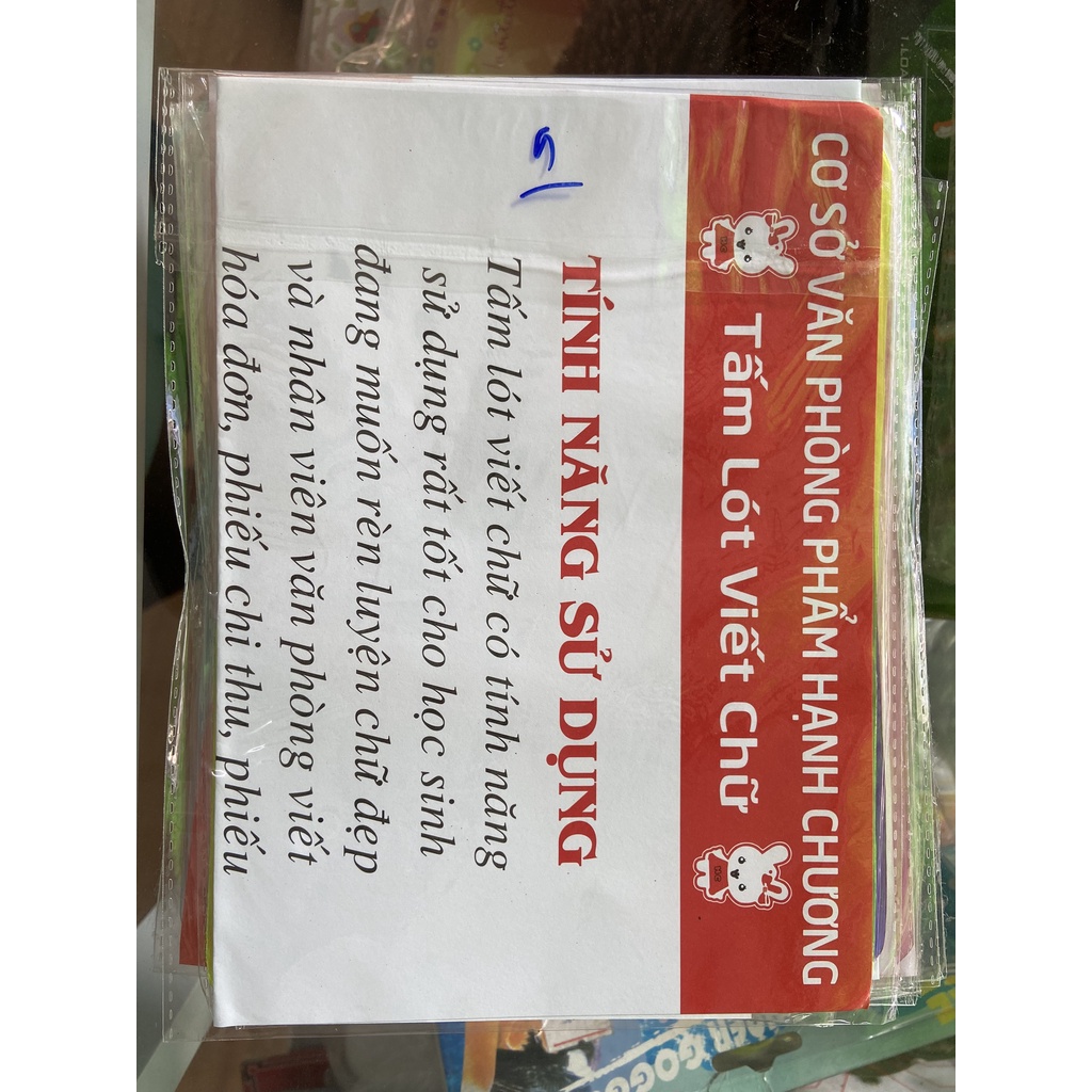 ✅ Tấm Lót Viết Chữ - Nhựa Dẻo Mềm Mại - Màu Ngẫu Nhiên