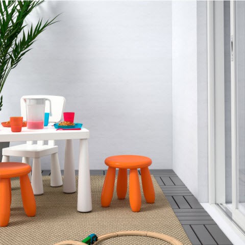 Ghế đôn IKEA Mammut ( Hàng chính hãng)