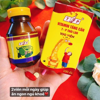 Vitamin Tăng Cân TP Thái Lan(hộp 100 viên – hàng công ty)