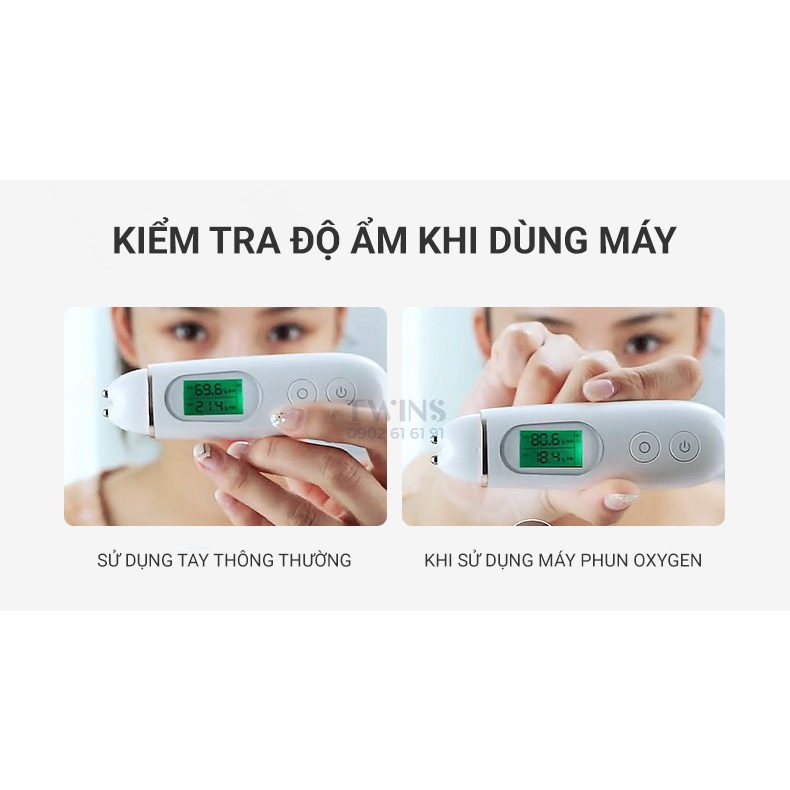 Máy Phun Oxygen Injector Blingbelle Cấp Oxy Cho Da, Trẻ Hóa, Tăng Cường Collagen, Phục Hồi Nhanh Chóng, Tăng Đàn Hồi | BigBuy360 - bigbuy360.vn