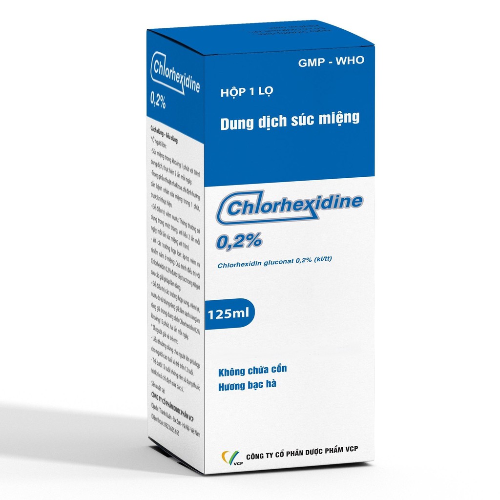 Nước súc miệng Chlorhexidine
