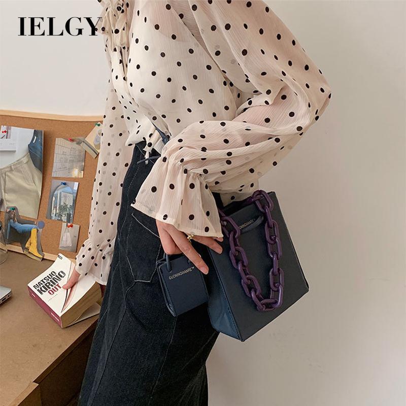 Ielgy Niche Túi Đeo Chéo Một Bên Vai Thời Trang Cho Nữ