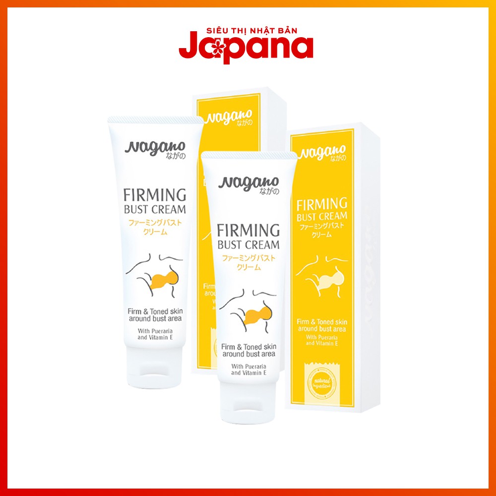 Combo 2 tuýp kem nâng nở ngực Nagano Firming Bust Cream 100ml