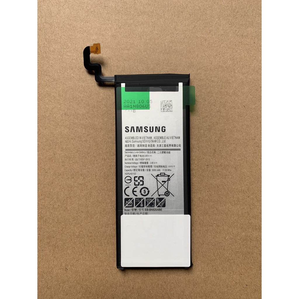 Pin samsung Note 5 mới 100% chính hãng, bảo hành 6 tháng lỗi 1 đổi 1.