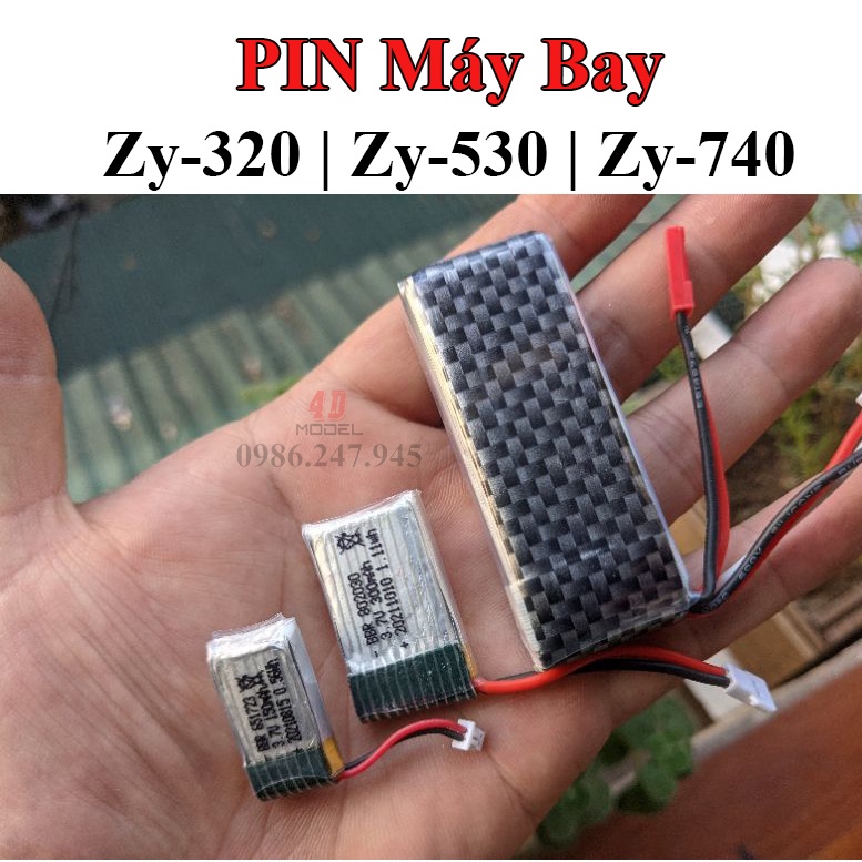 Pin máy bay điều khiển Zy320 | Zy530 | Zy740. Pin zin đi theo máy bay, dòng xả cao & ổn định dùng rất bền
