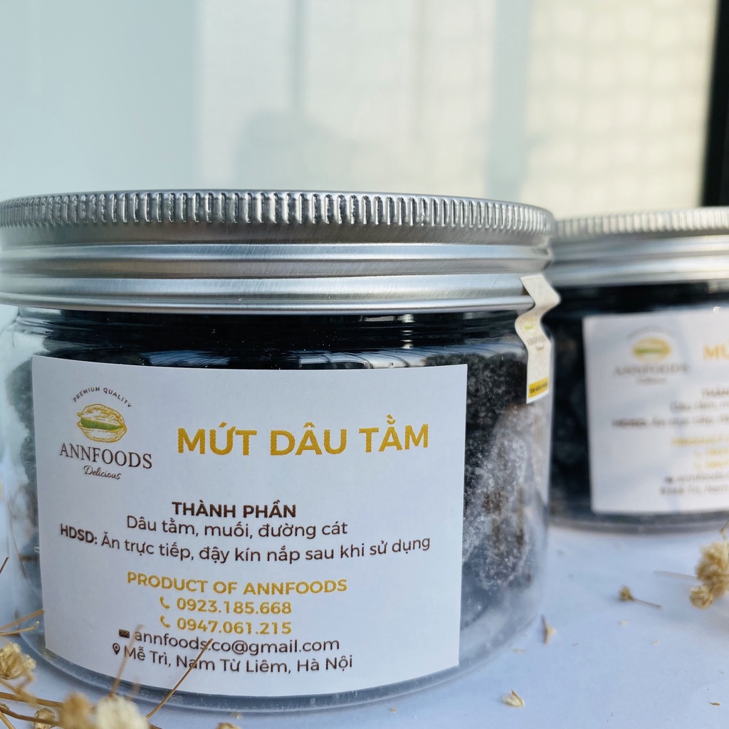 Mứt Dâu Tằm Đà Lạt Mứt Dâu Tằm Nguyên Trái Đặc Sản Đà Lạt Thơm Ngon Ăn Là Ngiền - Annfoods