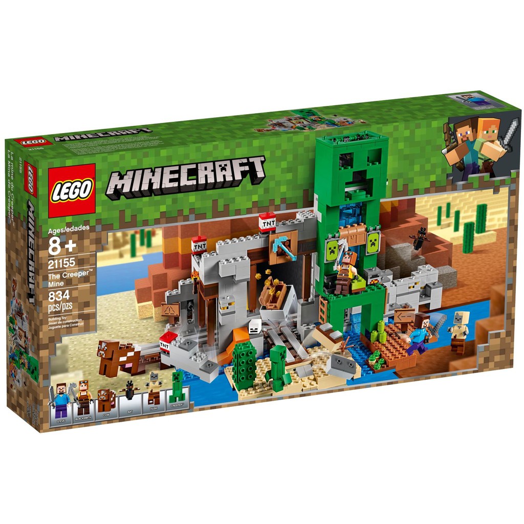 Đồ chơi lắp ráp Lego Minecraft 21155 - Mỏ Creeper