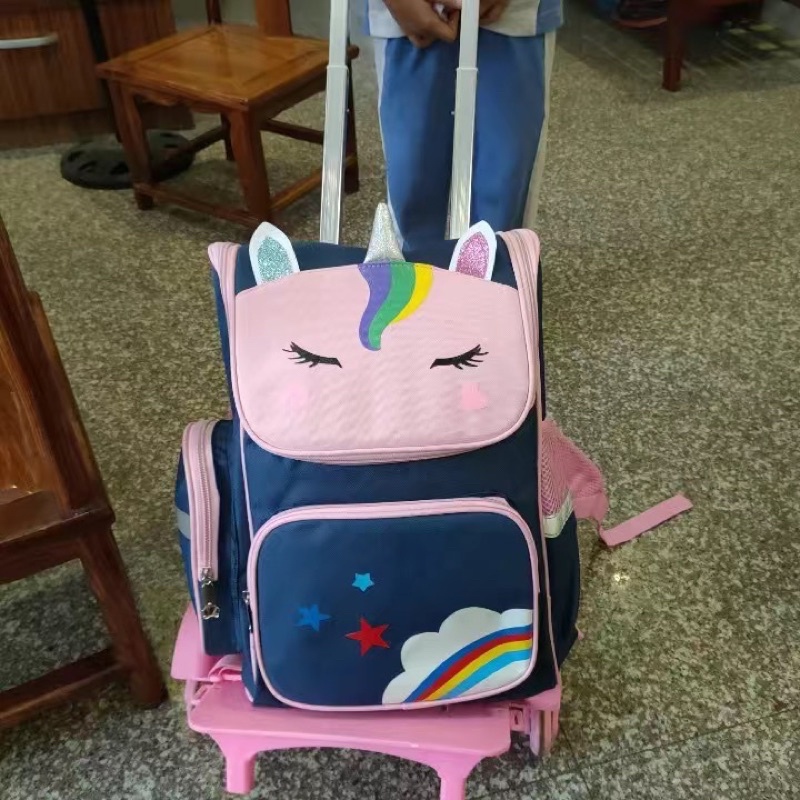 cặp kéo - ba lô kéo học sinh tiểu học bé trai bé gái sẵn hàng ❤️