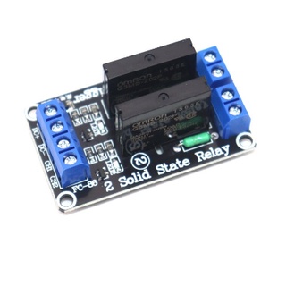 Mạch 2 relay ssr 5vdc 2a kích mức thấp Solid State Relay