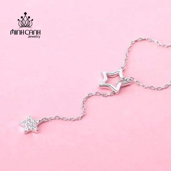 Dây Chuyền Bạc Ta Ngôi Sao Đôi - Minh Canh Jewelry