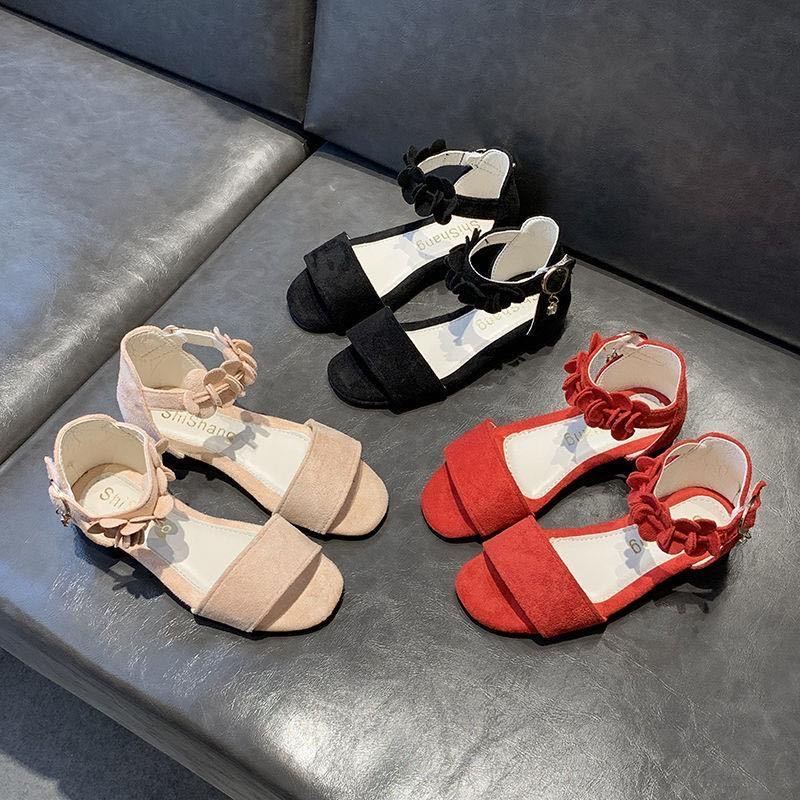 Little girl Korean fashion sandals PAPAYA