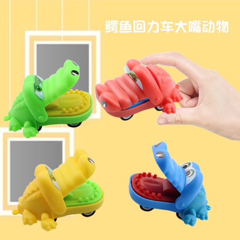 Mô Hình Xe Hơi Cá Sấu Hoạt Hình Đồ Chơi Cho Bé