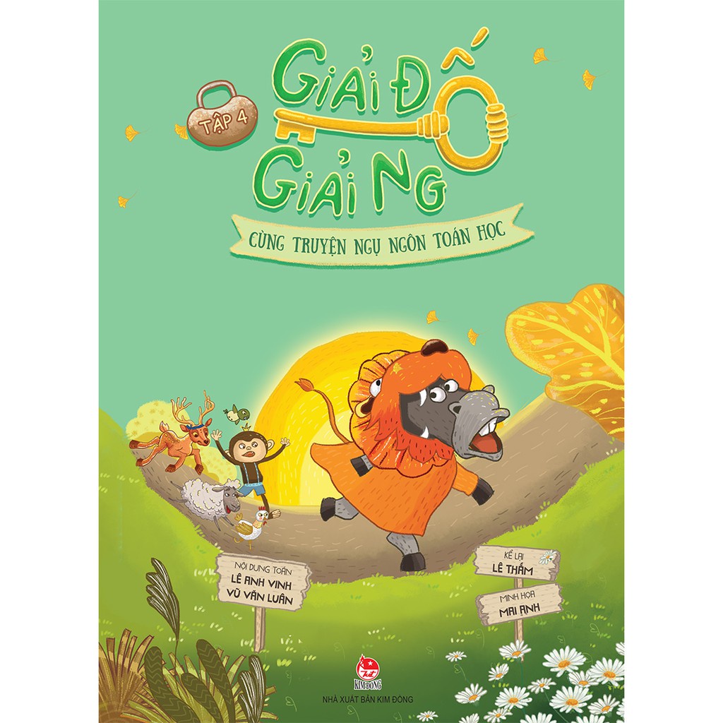 Sách - Giải đố giải ngố cùng truyện ngụ ngôn toán học ( Tập 1 2 3 4 ) - Nxb Kim Đồng