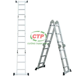 Thang nhôm gấp Advindeq ADM103 4 đoạn