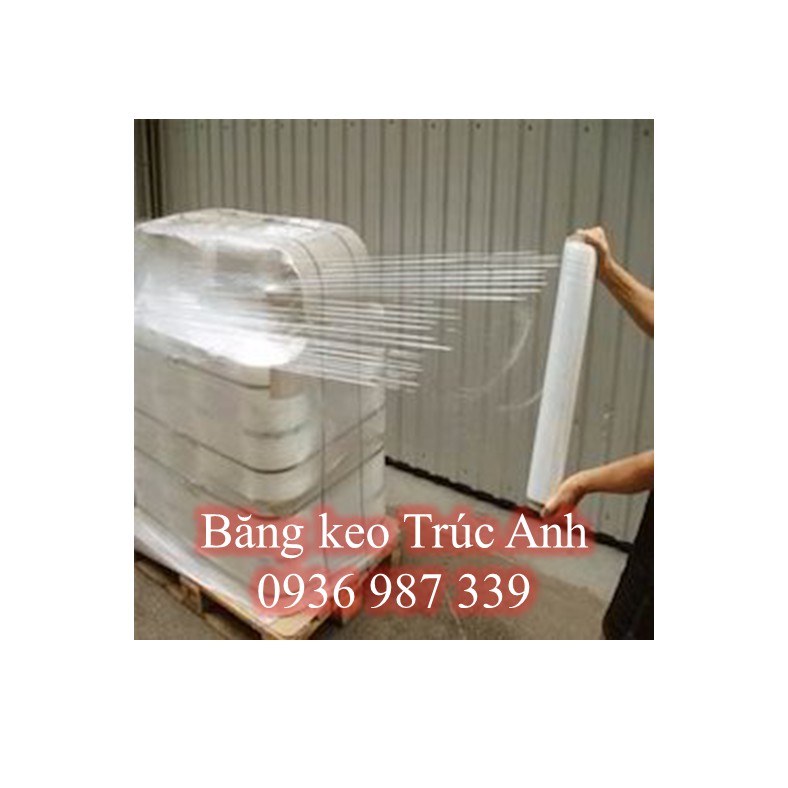 Màng PE quấn hàng hóa 2.7 kg 1 cuộn - Màng quấn Pallet chống bụi