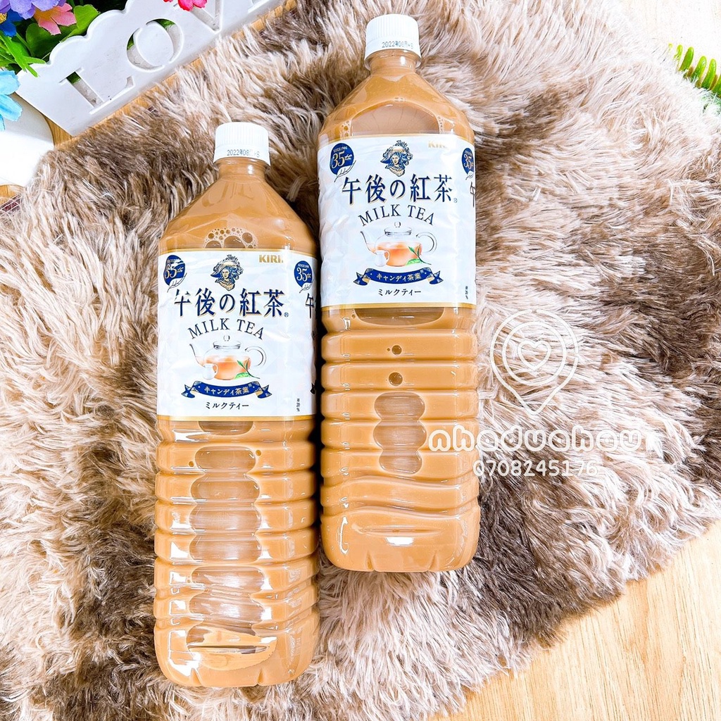 Một chai trà sữa pha sẵn Kirin Nhật Bản chai lớn 1500ml