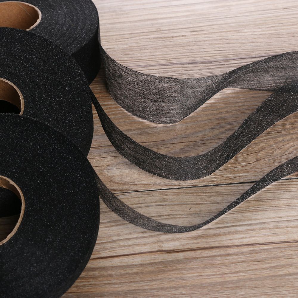 🌟YEW🌟 1cm/2cm/3cm  100meters New adhesive fabric web  hem tape sewing roll iron on DIY craft clothes  apparel Interlining