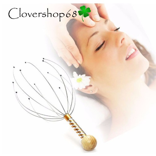 Dụng cụ matxa da đầu, massage da đầu trị liệu, thư giãn 🍀 Clovershop68 🍀