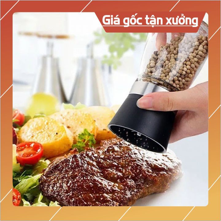 Cối xay hạt tiêu cầm tay mini tiện dụng  Bằng Thủy Tinh Có Tay Cầm Vặn Tiện Lợi