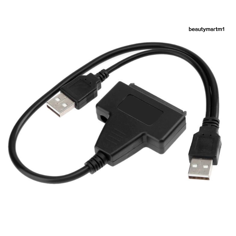 Dây Cáp Chuyển Đổi Usb 2.0 Sang Sata 7 + 15pin Cho Ổ Đĩa Cứng 2.5inch | BigBuy360 - bigbuy360.vn