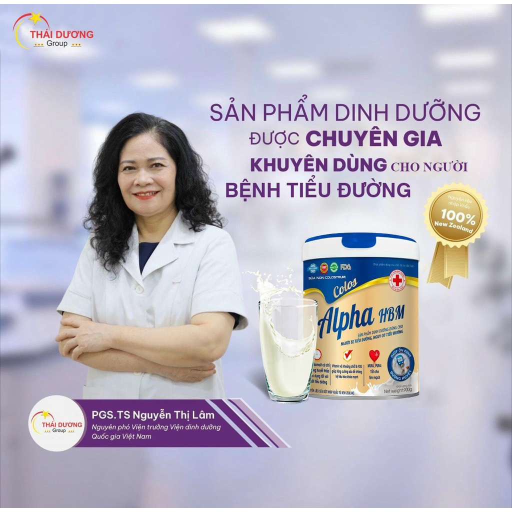 Sữa Non tiểu đường Alpha HBM giúp ổn định đường huyết