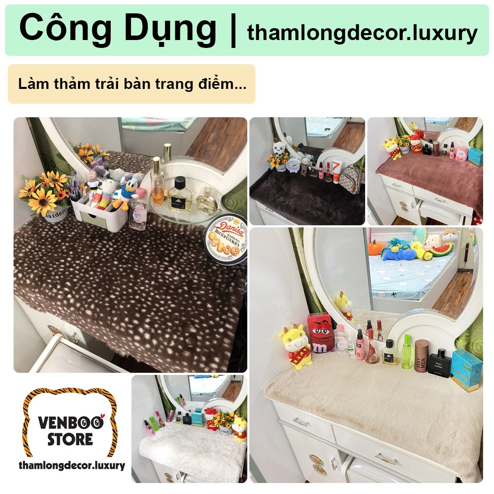 100x160cm Thảm Lông Trải Sàn Decor Phòng Ngủ Decor Phòng Khách | Thảm Lông Chụp Ảnh | Lông THỎ Korea